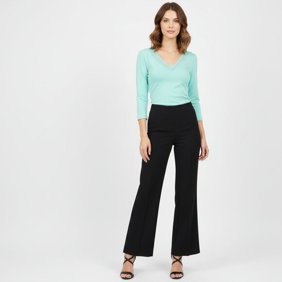 Cosabella Lace Trim Blue Long Sleeve Top M NEW - Picture 11 of 11